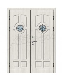Двухстворчатая металлическая дверь 03-68