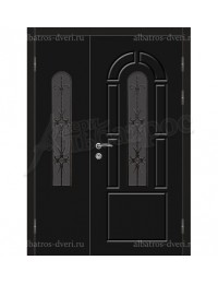 Двухстворчатая металлическая дверь 04-83