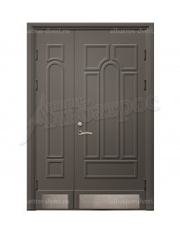 Двухстворчатая металлическая дверь 00-12