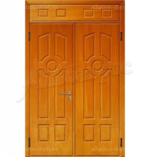 Двухстворчатая металлическая дверь 00-32