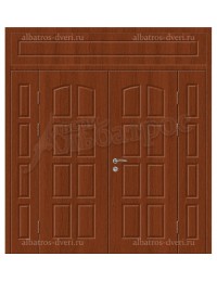 Двухстворчатая металлическая дверь 03-97