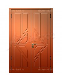 Двухстворчатая металлическая дверь 00-30