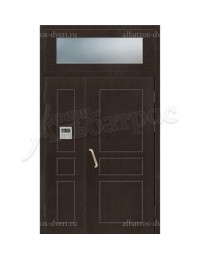 Двухстворчатая металлическая дверь 04-15