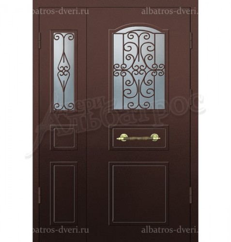 Двухстворчатая металлическая дверь 05-31