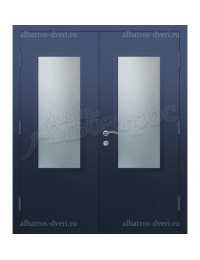 Двухстворчатая металлическая дверь 05-32