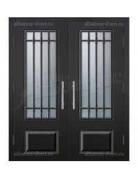 Двухстворчатая металлическая дверь 05-33