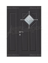 Двухстворчатая металлическая дверь 05-37