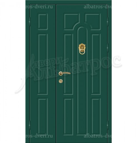 Уличная дверь с молотком, модель 17-002